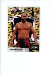 2022 UD Allure AEW Claudio Castagnoli #47 AEW Logo Base Parallel 111/299 - Picture 1 of 2