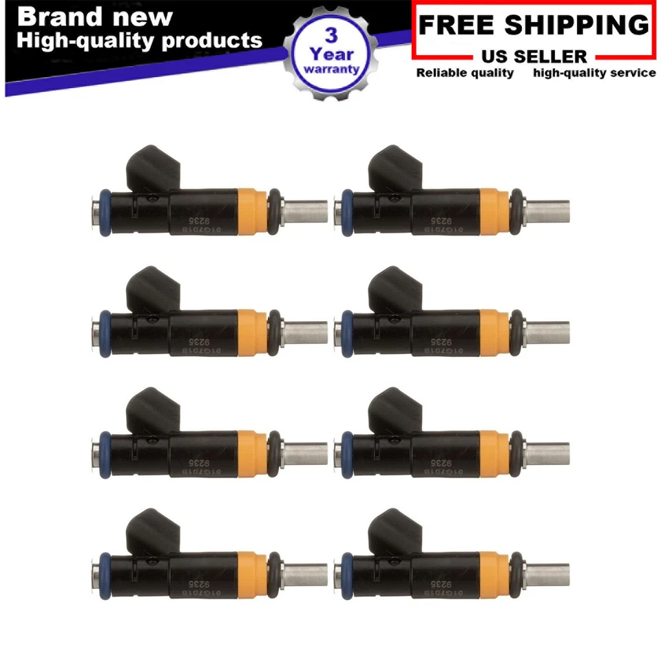 8PCS Fuel Injectors For Dodge Challenger 5.7L V8 2009-2016 6.1L 2008 2009 2010 - Image 1 of 4