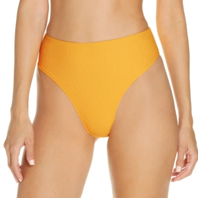 Frankie's Bikinis Jenna High-rise Bikini Bottoms In Citrus sz S - Image 1 of 4