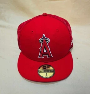 Los Angeles Angels New Era Hat Red Game Authentic Collection On-Field 59FIFTY - Picture 1 of 4