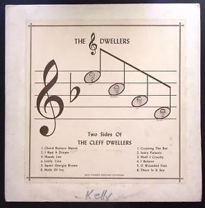 THE CLEFF DWELLERS MALE QUARTET OF FLORIDA COLLEGE 1963-1965 VINYL LP 182-66 - Picture 1 of 4