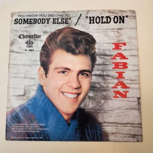 Fabian YOU KNOW YOU BELONG TO SOMEBODY ELSE (ROCK N ROLL 45/PS) #1067 PLAYS VG++ - Picture 1 of 6