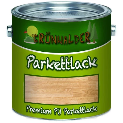 Grünwalder PREMIUM farbloser PARKETTLACK Treppenlack Holzversiegelung Dielenlack - Bild 1 von 3