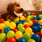 Realhaha 100 Ball Pit Balls Plastic Balls, 4 Bright Colors for Baby/ Toddler/ Ki