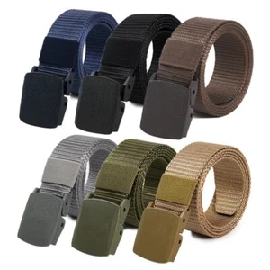 Cinturón táctico de caza al aire libre con hebilla automática militar para hombre - Imagen 1 de 10