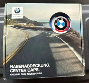 OE BMW 50th Year Anniversary Wheel Centre Cap Badge Emblem 112m 36125A57484 - Picture 1 of 4