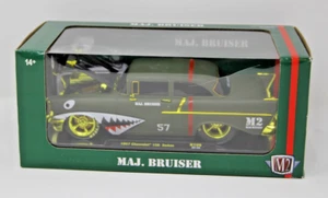 M2 1957 Chevrolet 150 Sedan MAJ Bruiser R109 1/24 Scale Chase Gold 1 0f 750 Rare - Picture 1 of 9