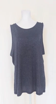 Camiseta sin mangas Ideology XXL azul sin mangas con cierre trasero Foto 1 de 4