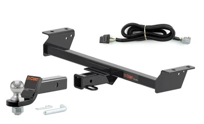 Curt Class 3 Trailer Hitch Tow Package w/ 2" Loaded Ball for Lexus RX350 RX450h Foto 1 de 4