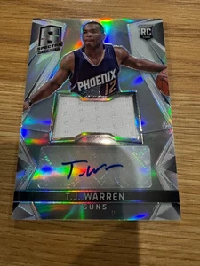 Maglia Autografo T.J. TJ Warren 2014/15 Panini Spectra Rookie Phoenix Suns - Foto 1 di 2