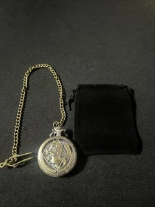 Full Metal Alchemist Anime Chain Pocket Watch Bronze Tone Engraved Cosplay Prop - Picture 1 of 4