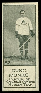 1923 WILLARD'S CHOCOLATES HOCKEY #52 MUNRO - Picture 1 of 2