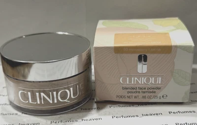 Clinique Blended Face Powder 0.88 oz / 25g - 03 Transparency 3 (MF/M) New in Box - Image 1 of 2