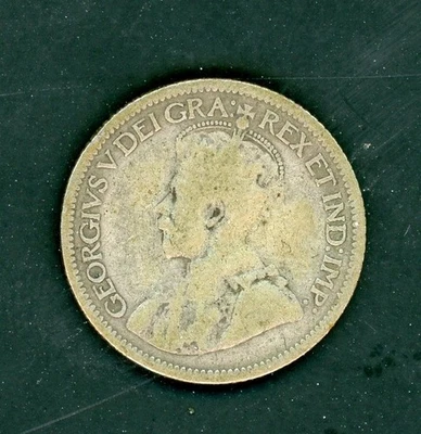 CANADA 1933 10 CENTS SILVER COIN - KM# 23a - AS SHOWN - Image 1 of 2