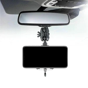 Car Phone Holder 360 Degree Car Rearview Mirror Mount Phone Holder MAAJ - Imagen 1 de 12