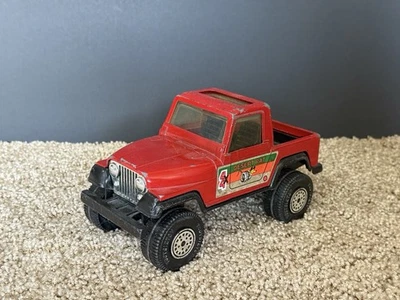 Tootsie Toy Desert Rat 4X4 Vintage Metal Toy Truck 9" Red Incomplete - Image 1 of 2