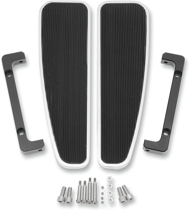 LA Choppers Longboard tablas de piso sólido cromadas #LA-7092-01 Harley Davidson Foto 1 de 1