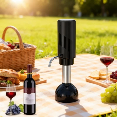 Electric Wine Opener Automatic Wine Aerator Pourer Wine Decanter Dispenser Tool - Image 1 of 4
