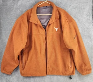 Texas Longhorns Jacke Herren 2XL orange NCAA Football Fleece Full Zip Pro Player - Bild 1 von 11