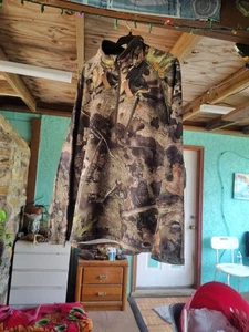 Nomad Mossy Oak Elements Camo Jacket Fleece Pullover 3/4 Zip Men's XL - Picture 1 of 4