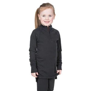Trespass Unite360 Kinder schwarz Thermo Basis Schicht Set Langarm Ober- und Unterteil - Bild 1 von 19