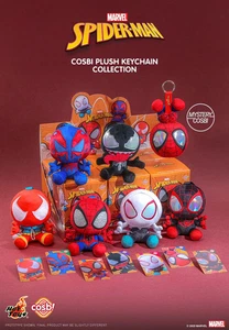 Auténtico HOTTOY Cosbi Marvel Spiderman Caja Ciega Llavero Pandent - Imagen 1 de 8