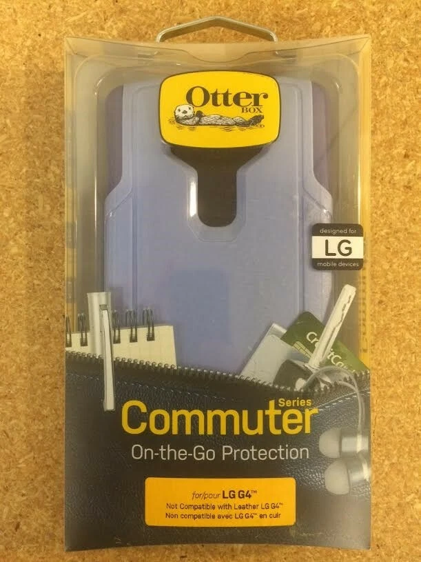 OEM Commuter Series Case and Screen Protector for LG G4! Amethyst Purple! - Image 1 of 1