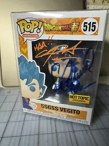 Funko - DBZ - SSGSS Vegito - HT #515 - Firmado por Chris Sabat / Sean Schemmel - Imagen 1 de 4