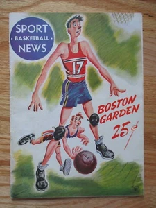 Rare HOLY CROSS vs DARTMOUTH Mar 7 1949 Program BOB COUSY Celtics BOSTON GARDEN - Picture 1 of 11