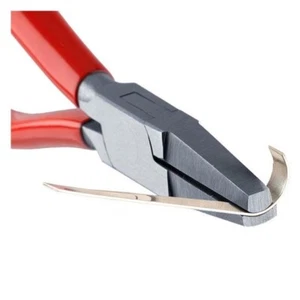 Pinza modellante gambo anello mezzo tondo forma concava gioielli strumento piegatura - Foto 1 di 2