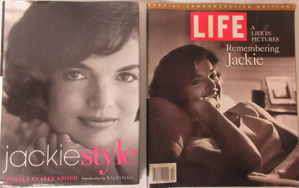 (2) Jacqueline Kennedy Life Magazine Remembering Jackie & Jackie Style HC Book - Image 1 of 4