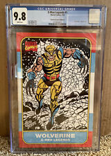 2022 X-Men Legends 1 CGC 9.8 Shattered Comics Wolverine Trading Card Variant