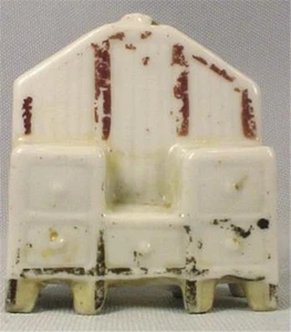 Dollhouse Mniature Vanity Bureau Figurine Porcelain Vintage Scarce 1940s Japan - Picture 1 of 2