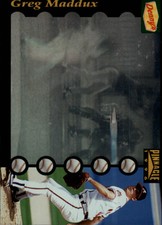 1996 Denny's Holograms Baseball #1 Greg Maddux