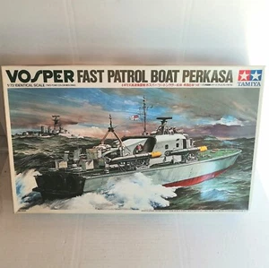 TAMIYA 1/72 VOSPER FAST PATROL BOAT PERKASA REF.79004 KIT MONTAGGIO - Foto 1 di 1