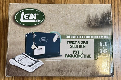 Lem 200 Ground Meat Packaging System NIB Twist & Seal Solution Food Preservation - Image 1 of 3