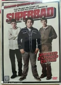 Superbad (2007) DVD Region 1,3,4 - Seth Rogen Adult Comedy, UnRated Extended - Picture 1 of 3
