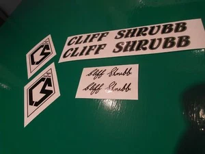 Vintage Cliff Shrubb decals - Picture 1 of 1