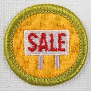Salesmanship Current Plastic Back Merit Badge [MB-175] - Picture 1 of 1