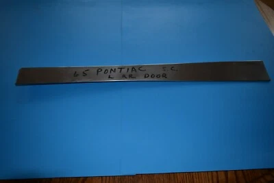Pontiac Catalina Strato Chief 1965 lado izquierdo exterior puerta trasera carrocería moldura  Foto 1 de 4