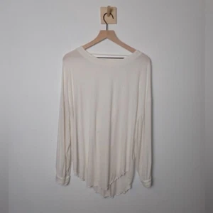 Free People Shimmy Shake Oversize Ripp Cut Out Tunika Top Damen Gr. M - Bild 1 von 14