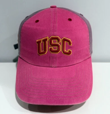 Gorra ajustable USC Trojans '47 Brand Heritage rosa/púrpura algodón Foto 1 de 4