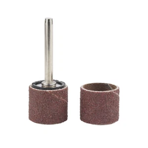 Sanding Drum Set Sander Sleeves Mandrel for Dremel Rotary Tool Grit 80/100/120 - Bild 1 von 20