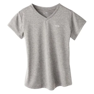 009X07 Champion S9462 c9 Semi-Fitted Duo Dry Max Athletic V-Neck SM (6-6X) Gray - Picture 1 of 1