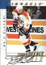 1997-98 (PANTHERS) Be A Player Autographs #195 Terry Carkner