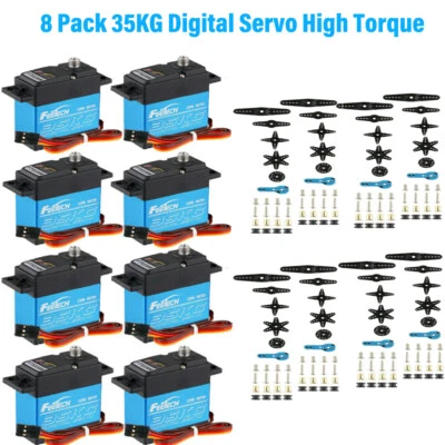 8PCS FT5330M High Torque Digital Servo 180° Waterproof Metal Geared for RC Car - Image 1 of 4