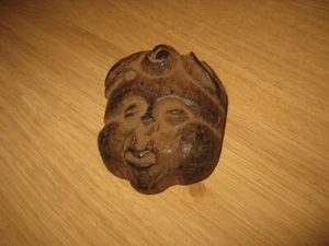 ANTIGUO FRAGMENTO DE MADERA TALLADA CARA DE ÁNGEL ARCÁNGEL XVIII - Imagen 1 de 4