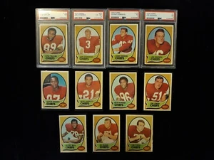 1970 TOPPS KANSAS CITY CHIEFS TEAM SET - PSA X 4 - SUPER BOWL CHAMPIONS - Bild 1 von 8