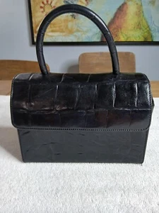 Liberty Leder italienische Handarbeit Handtasche Vintage, um 1950 - Bild 1 von 14