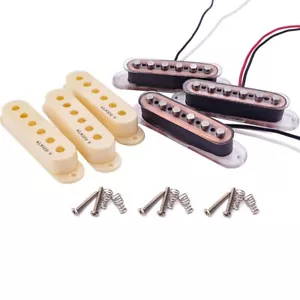 Handwound Alnico V SSS Guitar Neck Middle Bridge Pickup for Stratocaster Strat - Picture 1 of 8